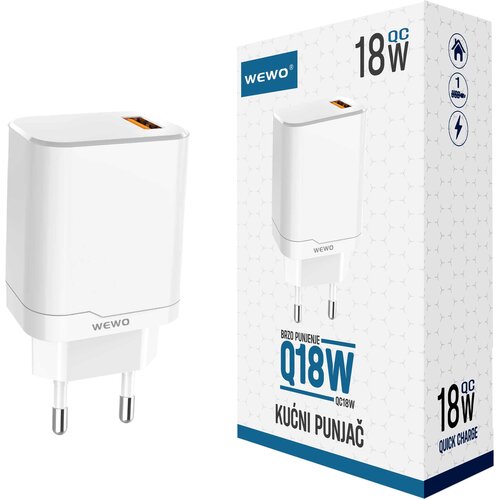  PUNJAC KUCNI BRZO PUNJENJE Q18W QC 18W WEWO Cijene