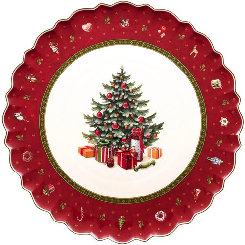Villeroy &amp;amp; Boch KROŽNIK ZA TORTO Toy&amp;#039;s Delight porcelan Slike