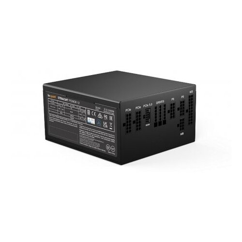 Be Quiet! straight power 12 1000W, 80 plus platinum efficiency (up to 93,9%), virtually inaudible silent wings 135mm fan, atx 3.0 psu with full support for pcie 5.0 gpus and gpus with 6+2 pin connectors, one massive high-performance 12V-rail Cene