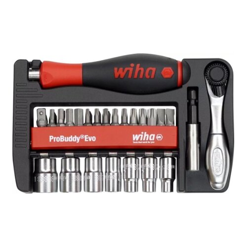 Wiha 46960 probuddy evo set bitova I nasadnih ključeva, 40 delova, 1/4&amp;quot; ( w 46960 ) Slike