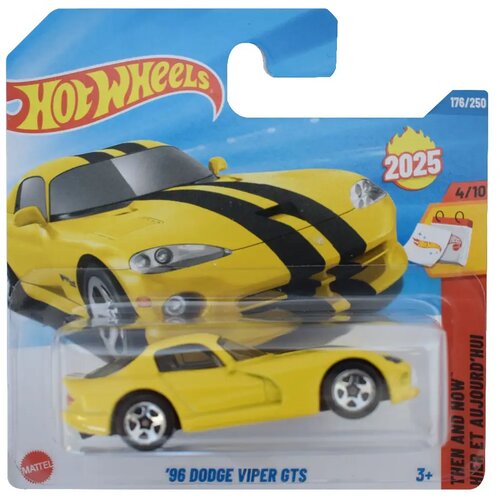Mattel hot wheels: 96 dodge viper gts žuti automobilčić 1/64 - Cijene