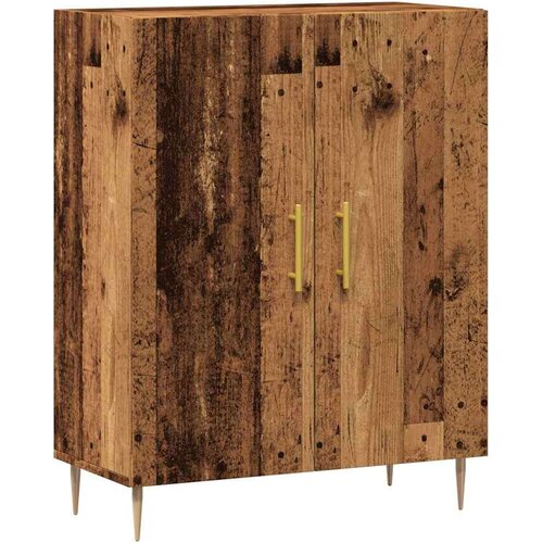 VidaXL Komoda boja starog drva 69,5x34x90 cm konstruiranog drva Slike