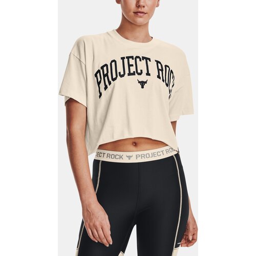 Under Armour T-shirt UA Pjt Rck SS Crop-WHT - Women&amp;#039;s Slike