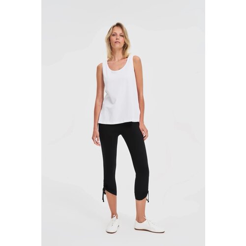 Marisse Black Cotton Leggings Slike