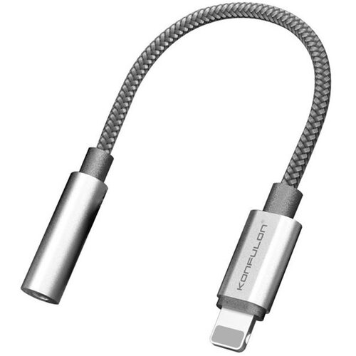  USB Kabl KONFULON Z19 Lightning to 3.5mm music AUX 0.1M, Crna Cene