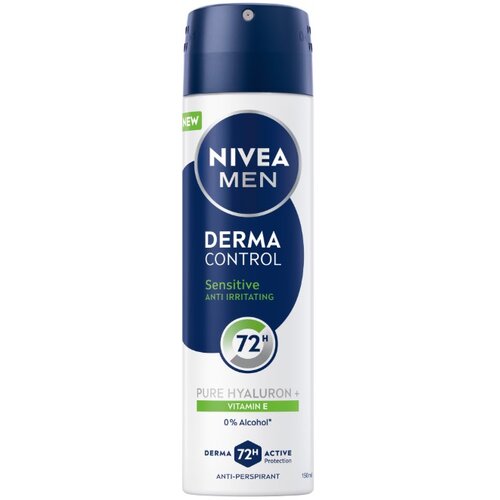 Nivea Men Derma Kontrol dezodorans spreј - Osetljiva koža 150 ml Slike