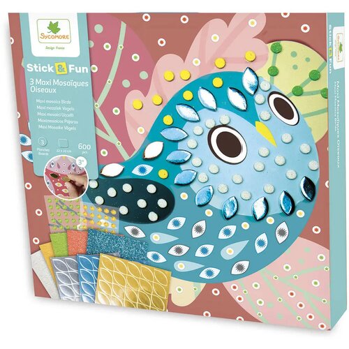 SYCOMORE Stick & Fun &ndash; mozaik &ndash; ptice Cene