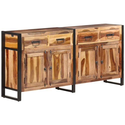  Komoda 172x35x80 cm masivno drvo bagrema s premazom boje meda Cijene