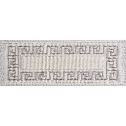 Vitaus Krem pamučni set tepiha za stepenice 16 kom 25x65 cm Versace Bej &amp;ndash; Slike