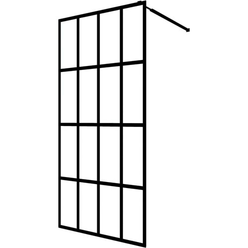 VidaXL Pregrada za tu&amp;scaron;iranje od mutnog kaljenog stakla 90 x 195 cm Slike