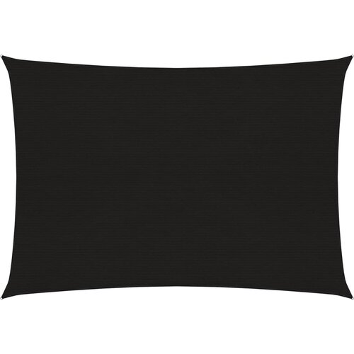 vidaXL Senčno jadro 160 g/m&sup2; črno 4x5 m HDPE Cene