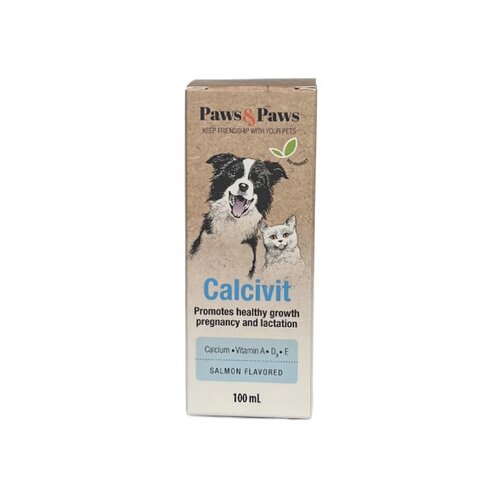 PAWS&PAWS calcivit dodatak ishrani za pse i mačke, 100ml Cene