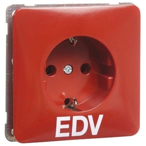 Peha SCHUKO vtičnica rdeča D 80.6511 RED EDV, (20859501) Cene