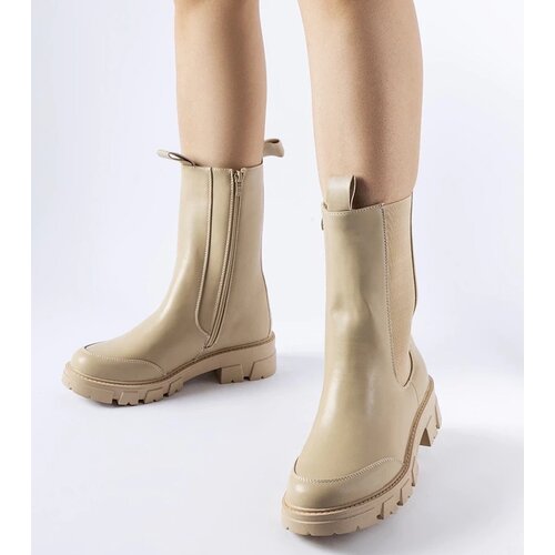 Gemre Beige Massive Insulated Boots Morbello Slike