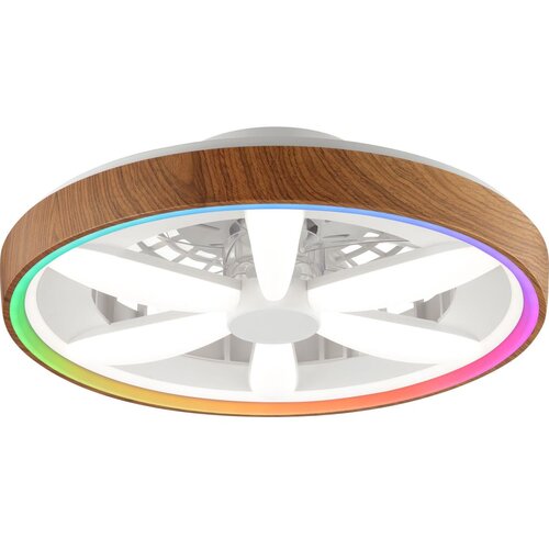 Brilliant LED RGBW prigušiva plafonski ventilator GAIANO LED/24W/230V + daljinski upravljač Cene