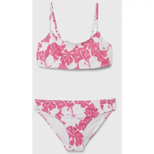 Roxy Dječji dvodijelni kupaći kostim TOTALLY ICONIC boja: ružičasta