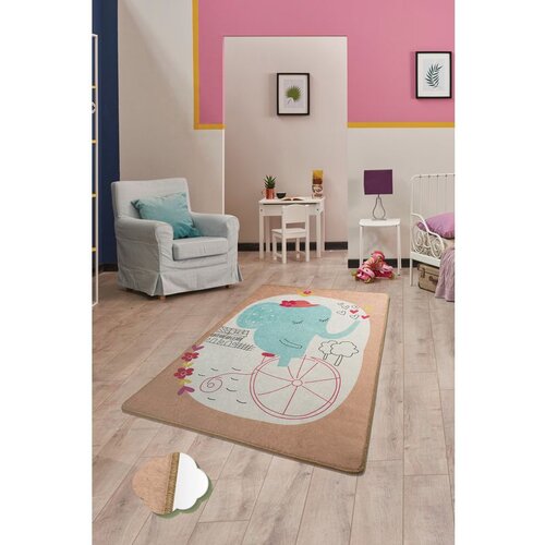 Conceptum Hypnose elephants bike - beige multicolor carpet (140 x 190) Cene