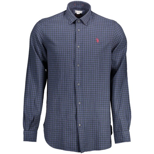 U.S. Polo Assn. US POLO SHIRT LONG SLEEVE MEN BLUE Slike