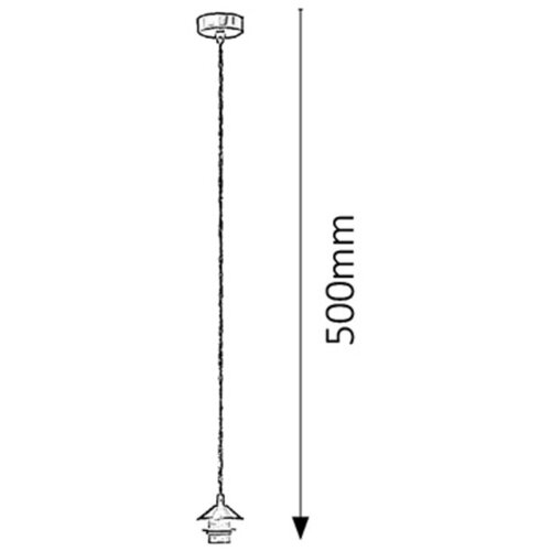Rabalux visilica, L50cm Slike