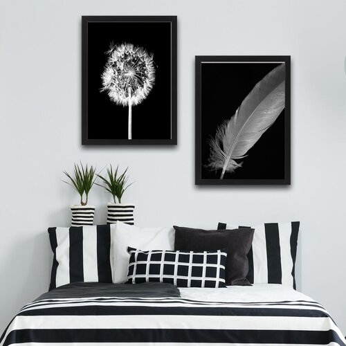 Wallity slika dandelion feather, 2 dela, 30 x 40 cm Slike