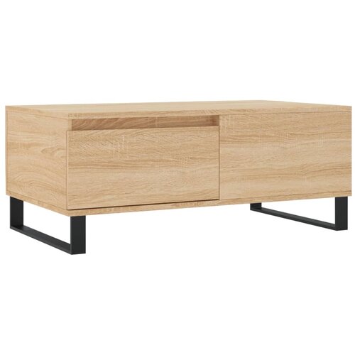  Stolić za kavu boja hrasta 90x50x36,5 cm konstruirano drvo Slike