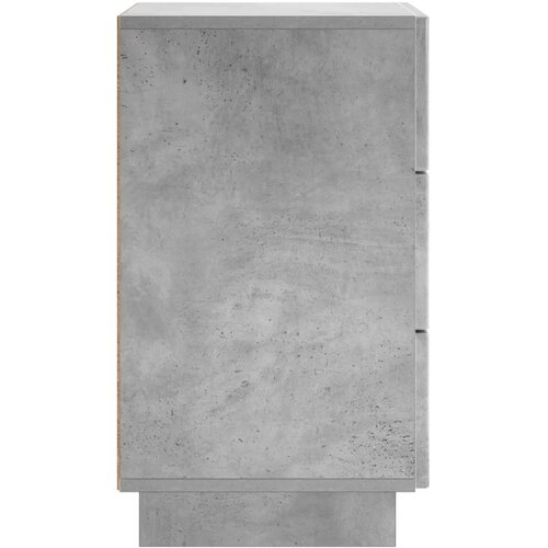 Noćni ormar 2 kom. Betonska siva 33 5 x 34 5 x 60 cm - Betonska siva 2 Slike