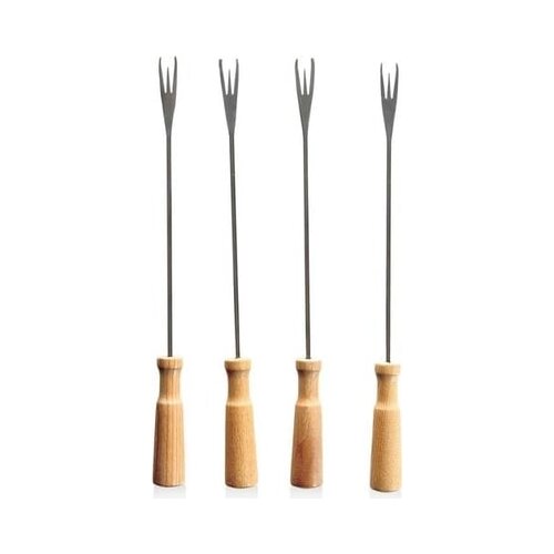 Boska Fondue vilice hrast 4 delni set Slike