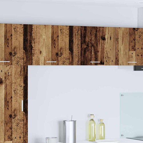 Viseći ormarić 2 pcs Stari drvo i bijela 50 x 31 x 40 cm Cene