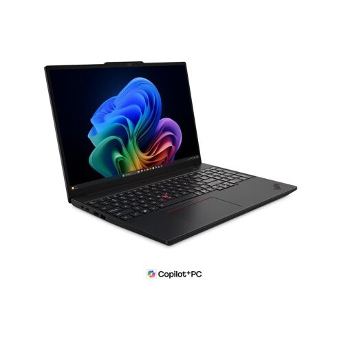 Lenovo ThinkPad T16 G5, črn prenosnik z Intel Core Ultra 7 355, 16‑palčnim WUXGA zaslonom, 32 GB RAM, 512 GB SSD, integrirano UMA grafiko, Windows 11 Pro, 3‑letna garancija Cene