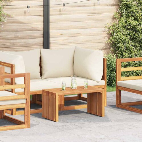  Vrtni bočni stol Smeđa 70 x 37,5 x 35,5 cm Čvrsto teak drvo Cene