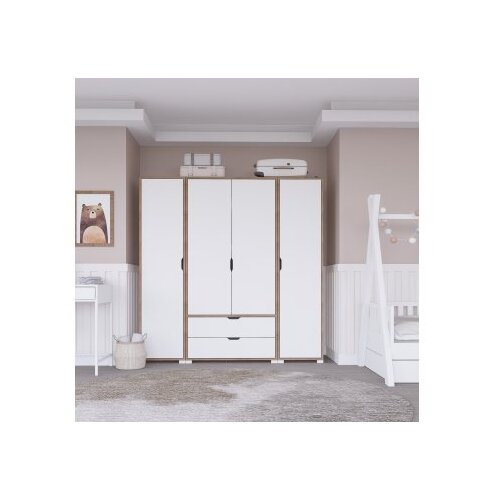 Hanah home Ormar Nissan 1600-024, 170x183x45 cm, Bijeli Slike