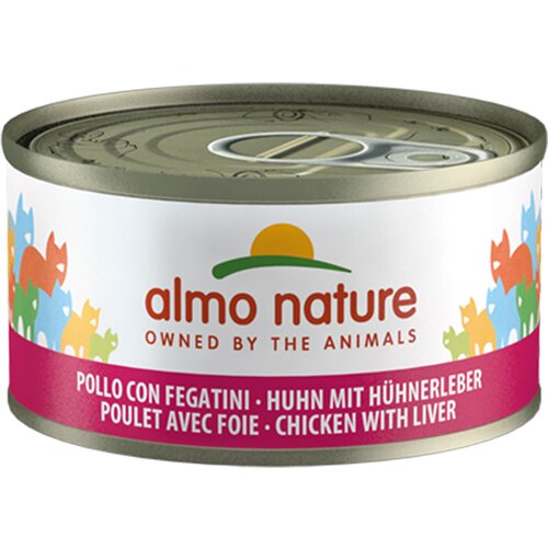 Almo Nature Varčno pakiranje 24 x 70 g - Piščanec & jetra Cene