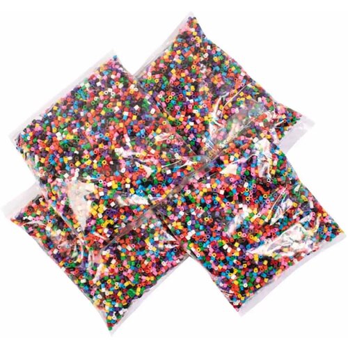 Playbox 5mm MIDI peglajuće perle u 10 osnovnih boja, pakiranje od 28.000 komada Cijene