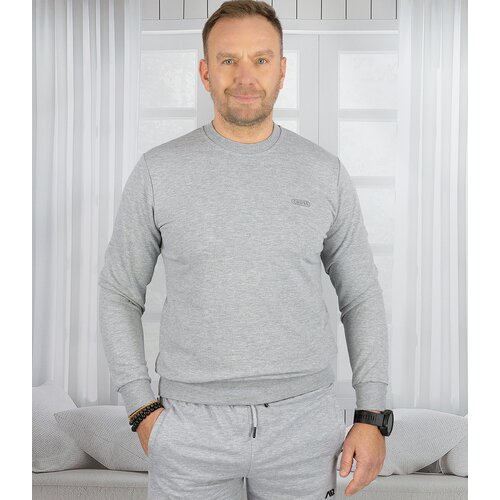 Pri Men's hoodless sports sweatshirt with small reflector Cijene