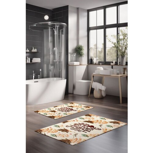  CT-5270 multicolor bathmat set (2 pieces) Slike
