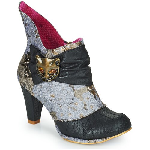 Irregular Choice Gležnjarji Miaow Siva Cene