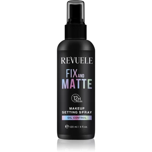 Revuele Makeup Setting Spray Fix And Matte matirajući sprej za fiksiranje make-upa 120 ml