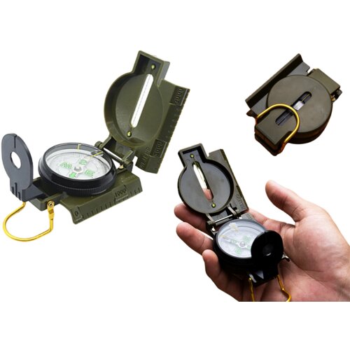  Tourist Compass Compass Measure Fluorescent Hands Aluminum Cijene