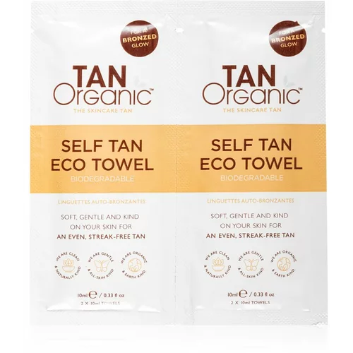 TanOrganic The Skincare Tan maramica za samotamnjenje 2x10 ml