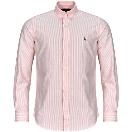 Polo Ralph Lauren Srajce z dolgimi rokavi CHEMISE COUPE DROITE EN OXFORD Rožnata Slike