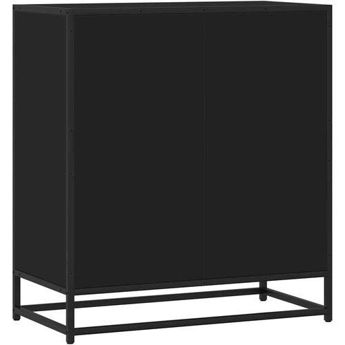 VidaXL komoda crna 68x35x76 cm konstruirano drvo Slike