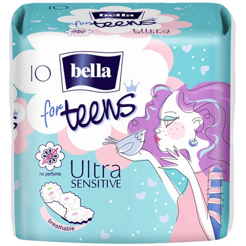 Bella teens ultra sensitive higijenski ulošci 10 komda Slike