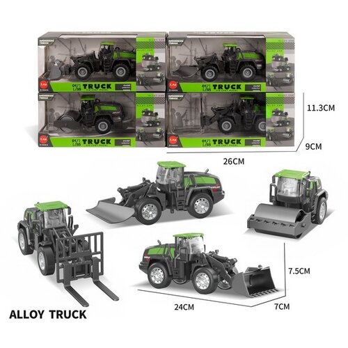 Metal Bulldozer Black and Green Cijene