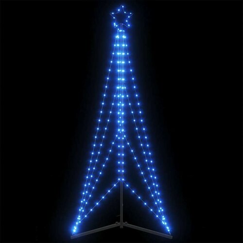 vidaXL Lučke za novoletno jelko 363 LED diod modre 182 cm Cene