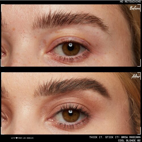 NYX Professional Makeup Thick it Stick It Brow Mascara maskara za obrve nijansa 02 Cool Blonde 7 ml Slike