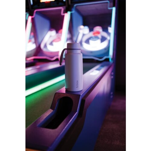 B.box termo steklenička Flip Top 1000 ml lilac love Slike