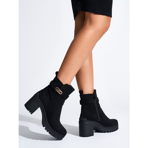 Shelvt Women&amp;#039;s black ankle boots Slike