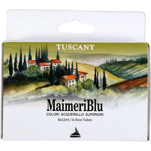 Maimeri Blu Set akvarel boja Tuscany 6 x 12 ml 6 kom