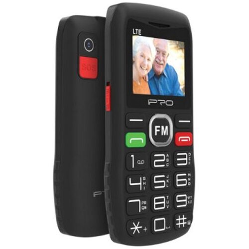 Ipro senior F188 black feature mobilni telefon 2G/GSM/1000mAh/32MB/DualSIM/Srpski jezik Slike