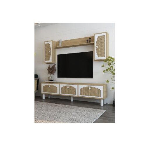 Hanah home TV polica Simple Bohem Sapphıre Oak Hazeran Slike